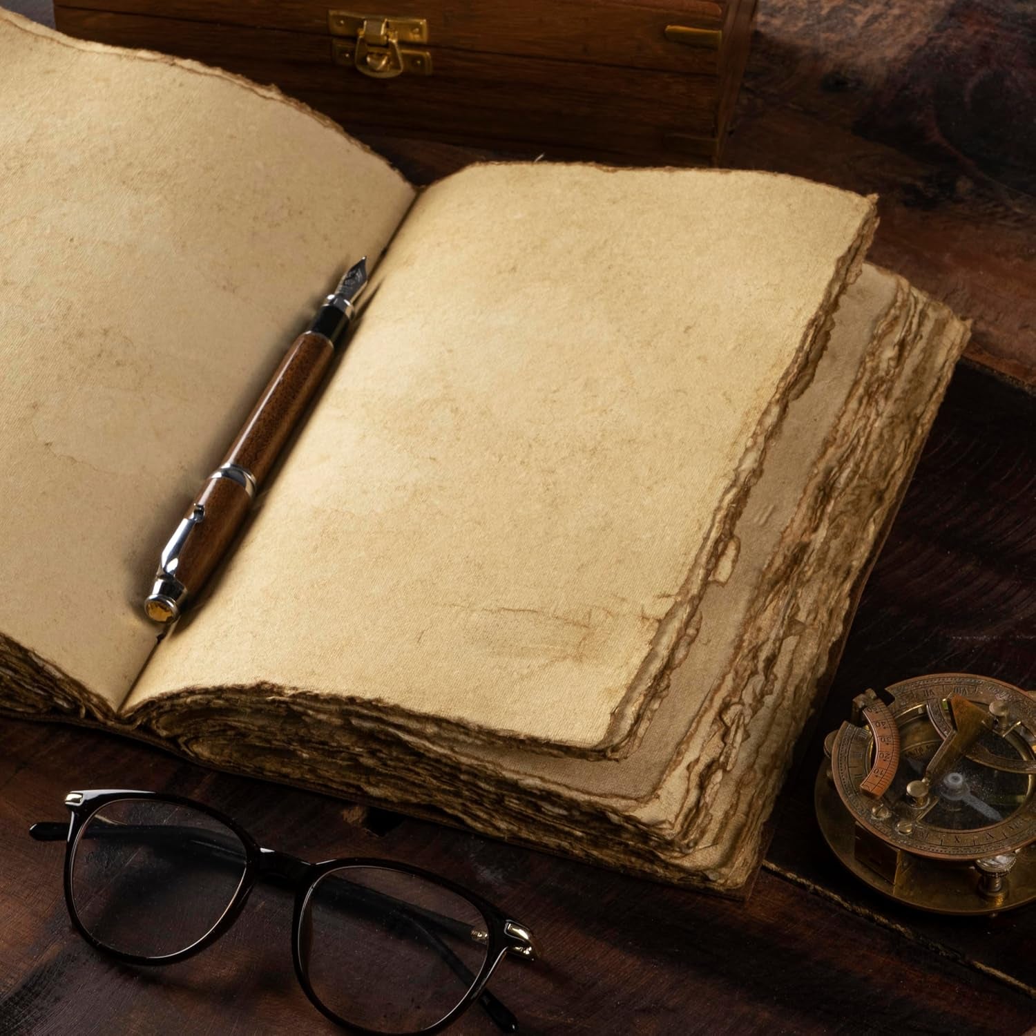Vintage Leather Journal Tree of Life-Leather Bound Journal-Antique Paper-Beautiful Embossed Tree Leather Sketchbook - for Drawing Sketching and Writing-240 Pages